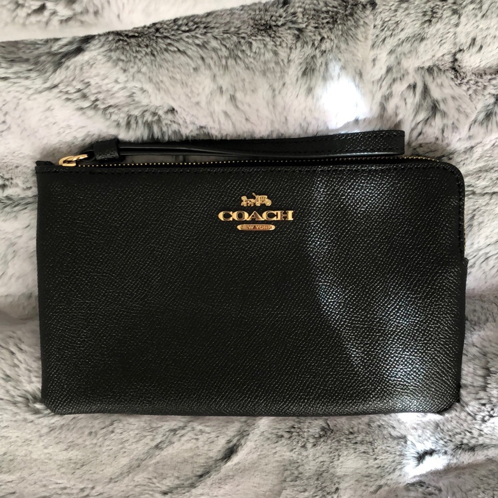 Coach Large Corner Zip Wristlet